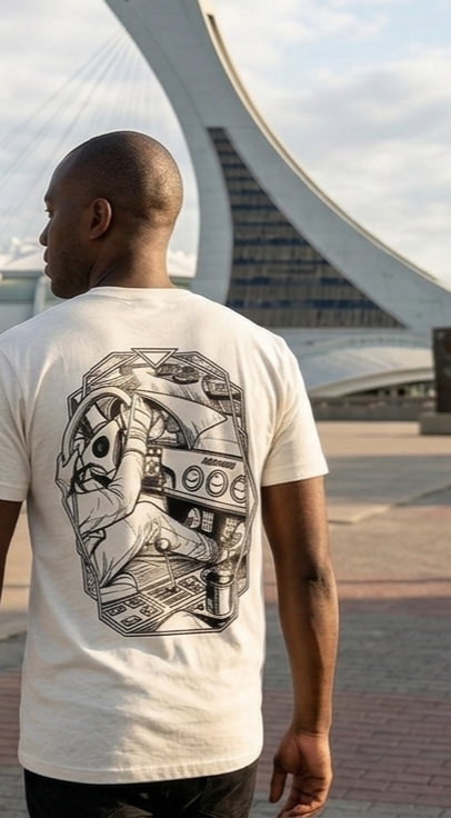F50 Short Sleeve White Tee - M
