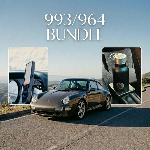 Porsche 964/993 bundle with gauge phone mount and center console cup holder