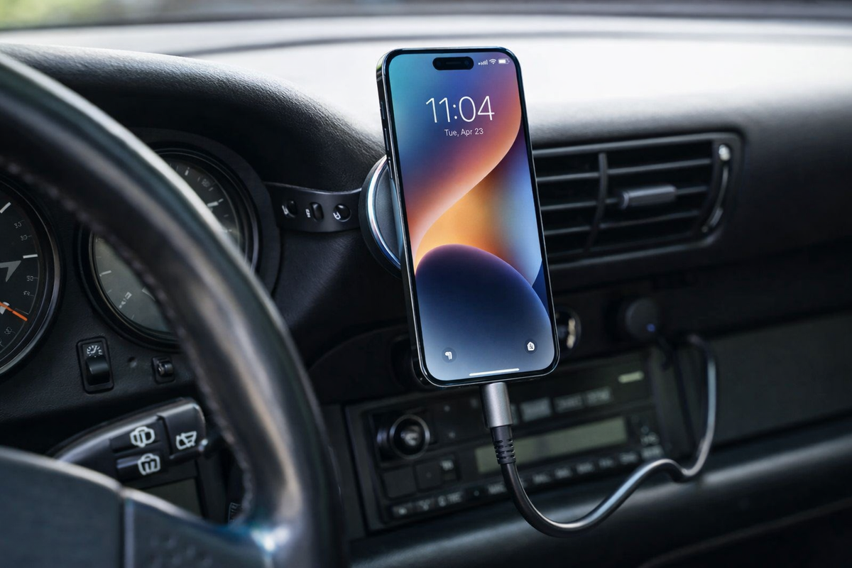 Porsche 964/993 bundle with gauge phone mount and center console cup holder