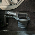FlexCup installed on Universal Cup Holder seat rail mount