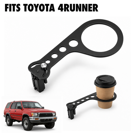 Rinashi Toyota 4Runner no-drill seat-rail cup holder with Toyota 4Runner vehicle